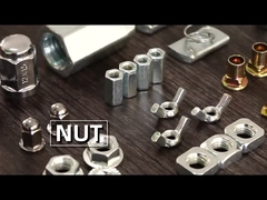 Karbon Çelik Altıgen Başlı Flanş Somun Standardı DIN6923'ü Özelleştirin