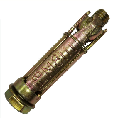 Anchor Bolts sabitleme üç veya dört adet ile gevşek Bolt kalkan Anchor Sarı Zenk kaplama duvar sabitlenmiş bolts