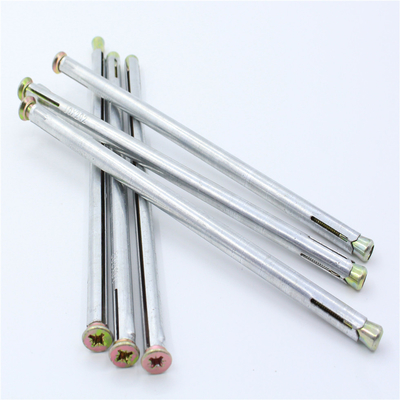 M8 - M10 Metal Çerçeve Ankraj Cıvatası Çinko Gümüş Karbon Çelik 4.8