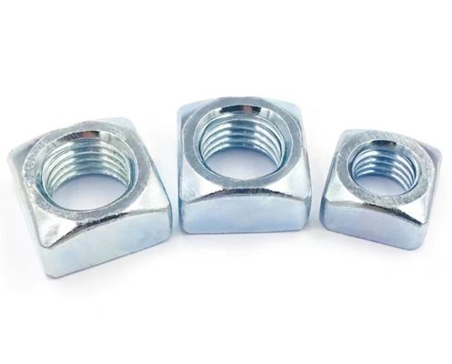 Özel Din 557 Kare Fındıklar Ağır Sanayi için 4.8 / 8.8 Kaliteli Karbon Çelik