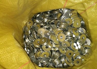 DIN 125 Metal Düz Yıkayıcılar 4.8 Sınıf USS SAE, Beyaz / Sarı / Sade Renkli