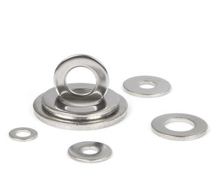 DIN125A Düz Yapısal Fender Metal Düz Pullar Özelleştirilmiş