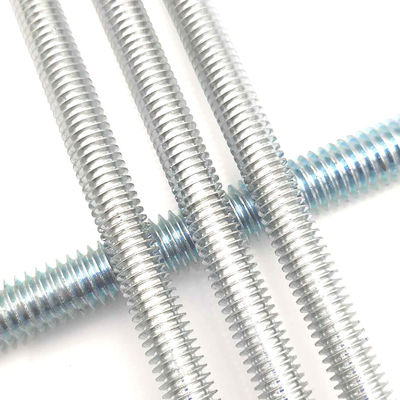 Ansi Standartları Galvanizli M10 Tam Dişli Yuvarlak Çubuk