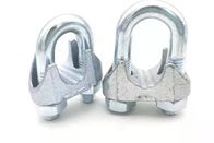 Lockset için Dövme Dökme Demir Çelik Tel Halat Kelepçe Beyaz Çinko Kaplama Sınıf 4.8