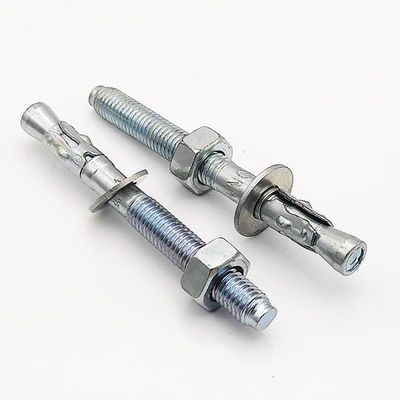 M6-M30 Boyutları Metal Ankraj Cıvataları Kaplamasız Finish