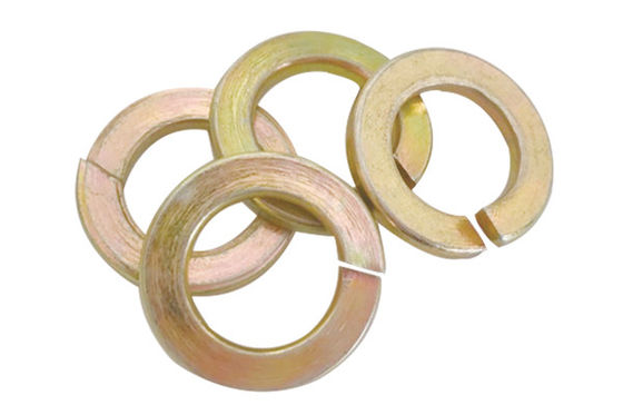 Siyah Kaplama Din 127 Çinko Kaplama Yaylı Pul Karbon Çelik