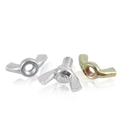 Sınıf 4.8 8.8 Kelebek Somun Din 315 Karbon Çelik Çinko Kaplama M8 Elle Sıkılmış