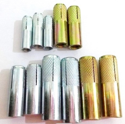 4.8 Anker Bağlayıcıları İçin Kalite Düşüşü Q195 Karbon Çelik Sarı Sink Kaplama