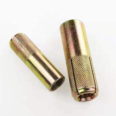 4.8 Anker Bağlayıcıları İçin Kalite Düşüşü Q195 Karbon Çelik Sarı Sink Kaplama