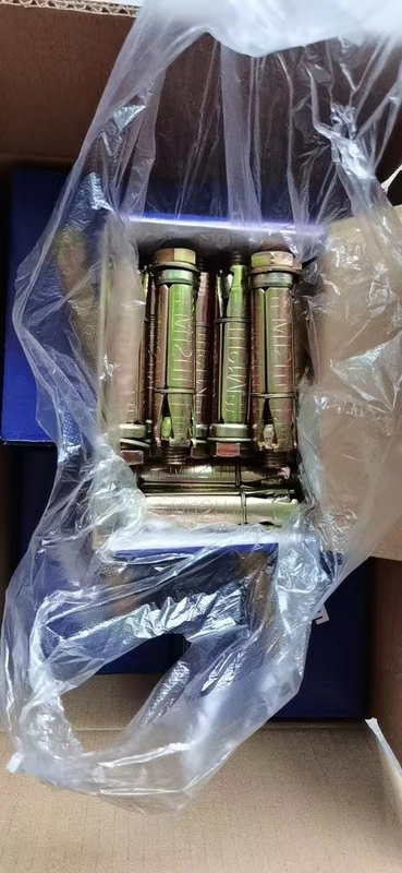 Anchor Bolts sabitleme üç veya dört adet ile gevşek Bolt kalkan Anchor Sarı Zenk kaplama duvar sabitlenmiş bolts