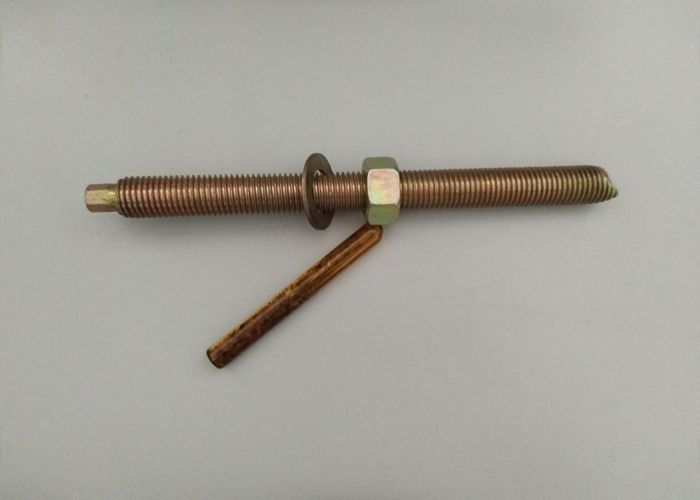 DIN standardı ile farklı tipte sarı çinko kaplamalı karbon çelik kovan ankraj cıvatası