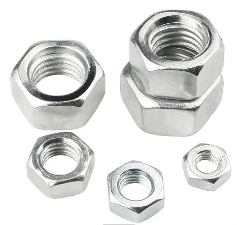 yüksek kaliteli M4-M64 Altıgen Başlı Somunlar Karbon Çelik Din 934 Bsw Standart 4.8 8.8grade