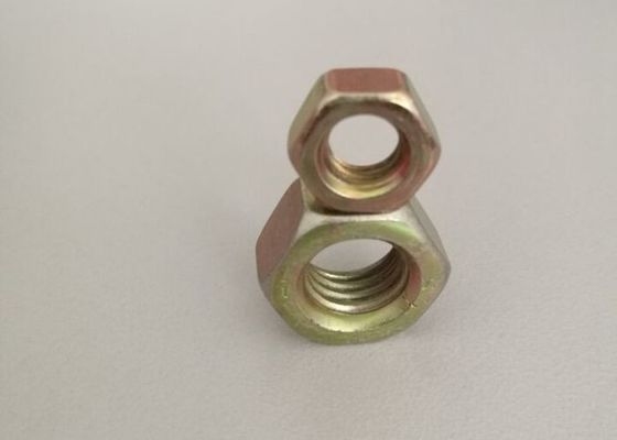 4.8 Sınıf Karbon Çelik Malzeme Onaltı Kafa Somunları M6 Sarı Çinko Renkli Kilit