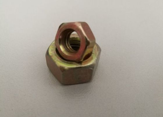 Sarı Zink Renkli Karbon Çelik Bükülgen Galvanizli Sıcak Dip Somunları M3-M24